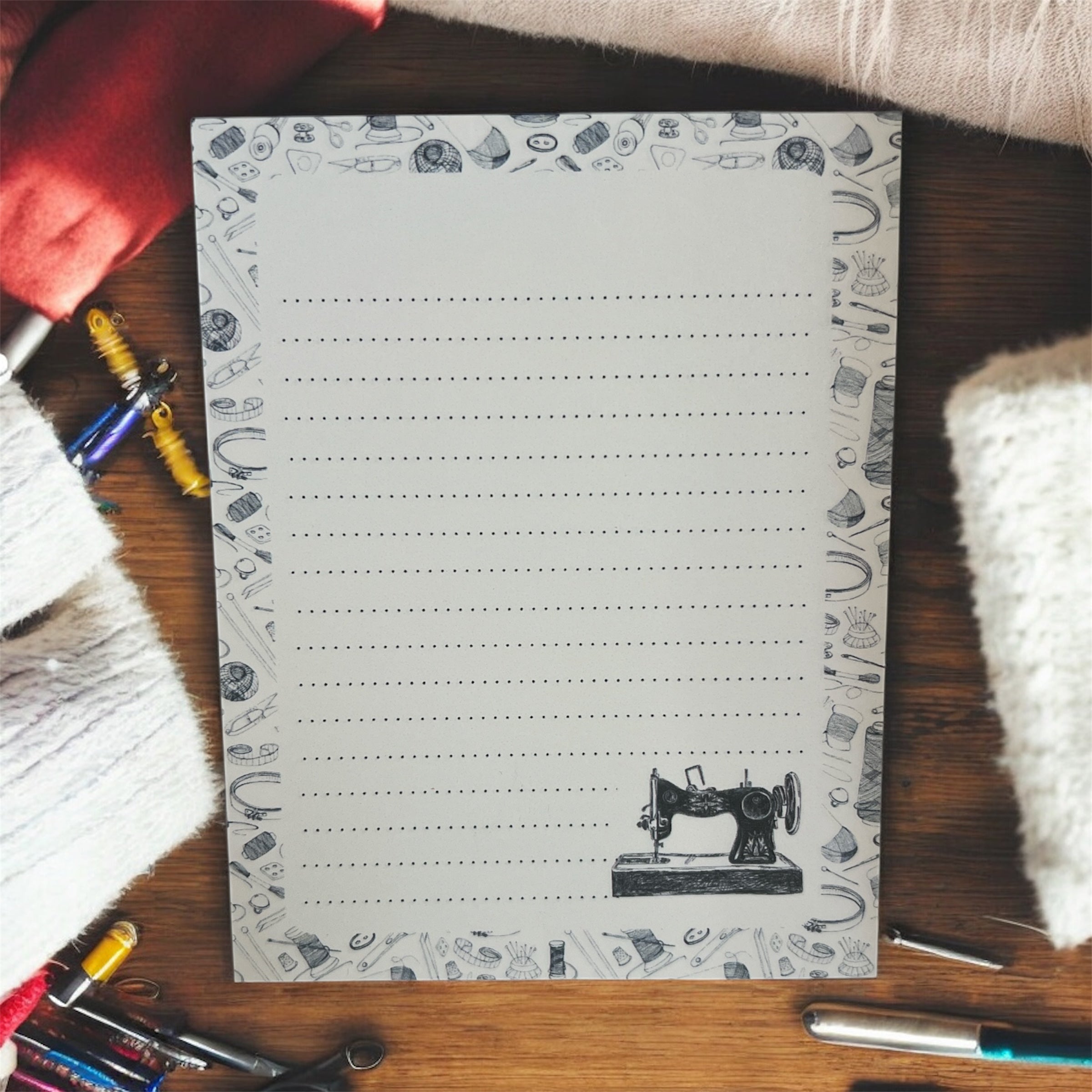 Sewing Machine Notepad