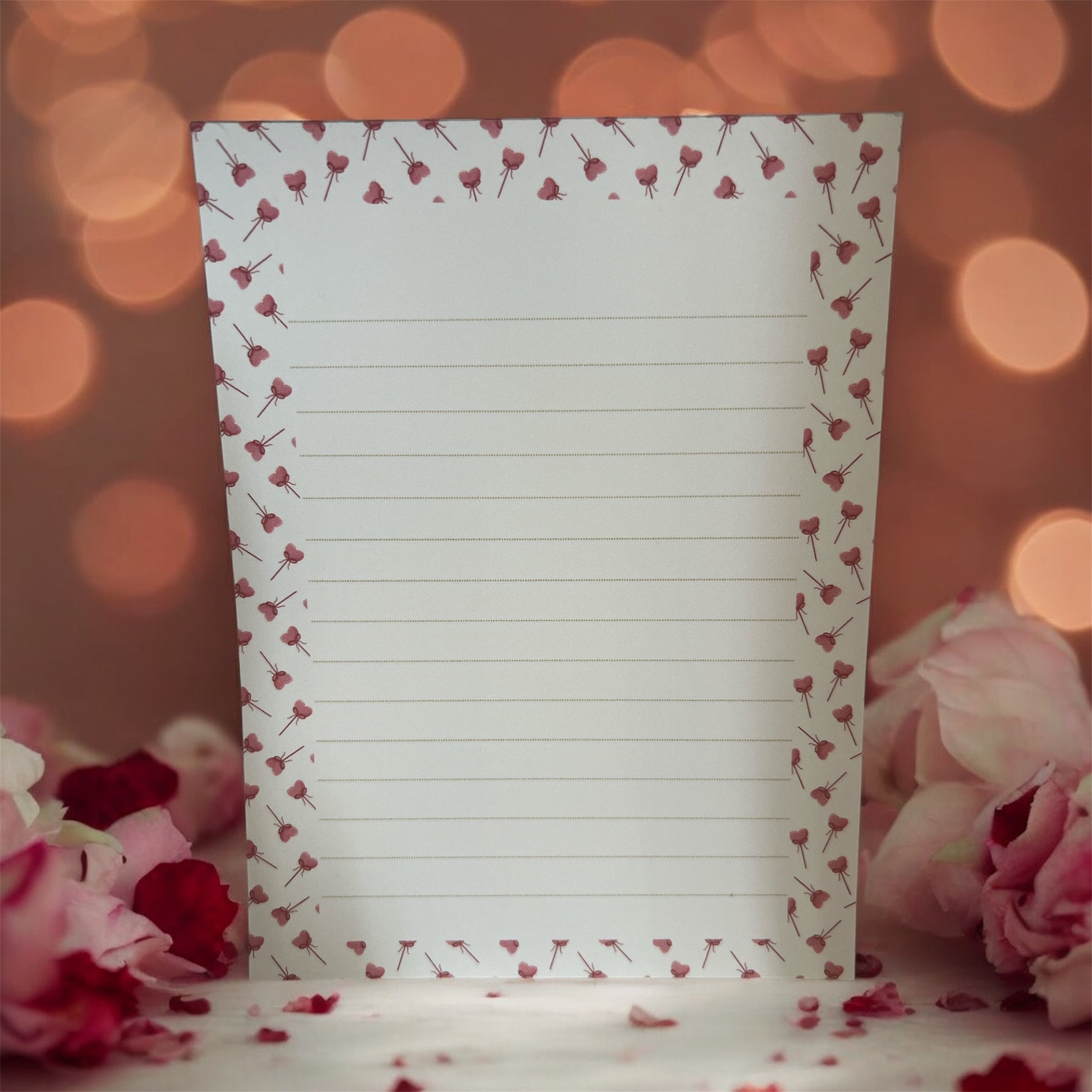 Heart lollipop Notepad