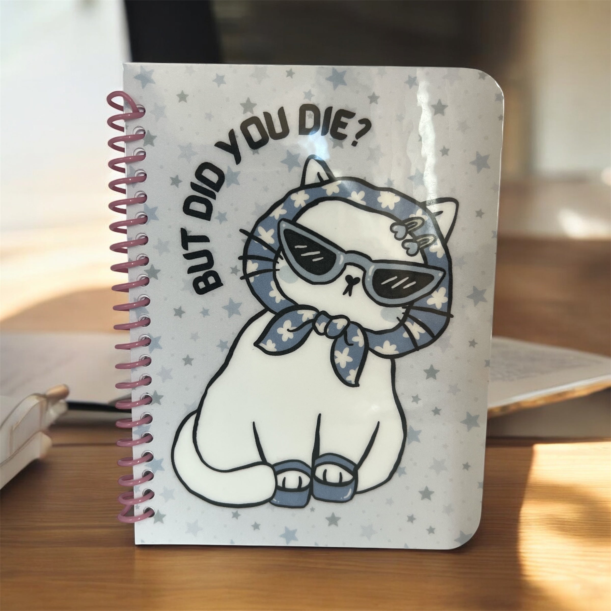 Sassy Cat- But did you die? Notepad